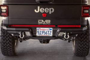 Jeep Gladiator JT Rear Bumper - DV8 Offroad - MTO Series - Micro-texture black - `20-`23 Jeep Gladiator JT Rear Bumper - DV8 Offroad - MTO Series - Micro-texture black - `20-`23